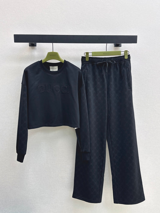 Guc 25fw jacquard tracksuit