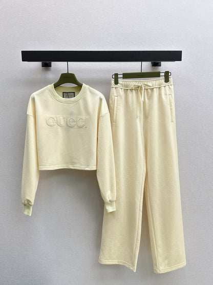 Guc 25fw jacquard tracksuit