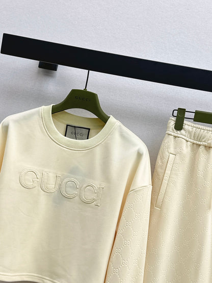 Guc 25fw jacquard tracksuit