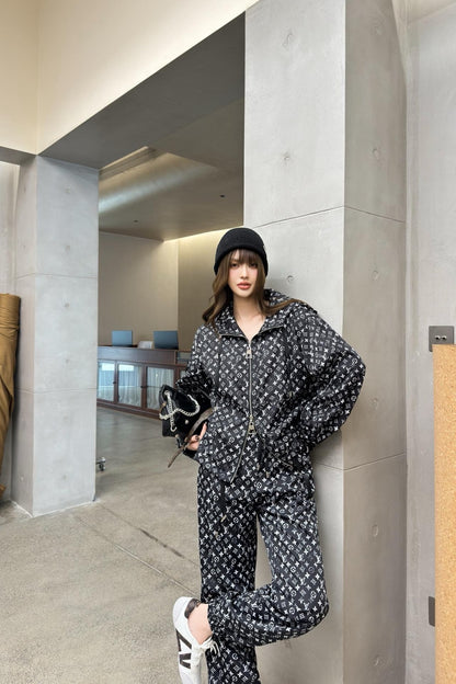 Louis 25fw printed suit