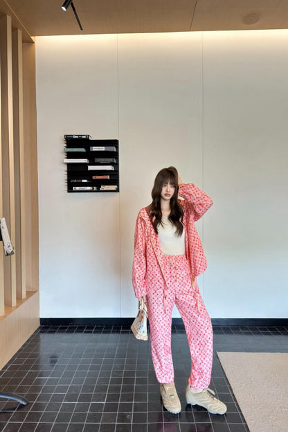 Louis 25fw printed suit