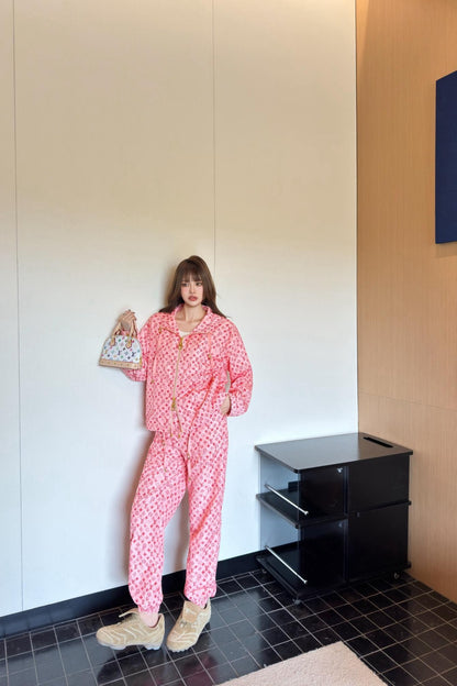 Louis 25fw printed suit