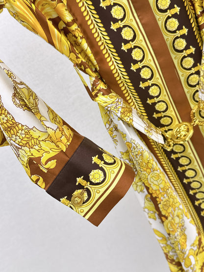 Ver 25fw silk dress