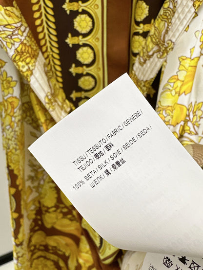 Ver 25fw silk dress
