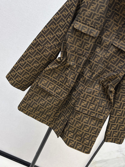 Fend 25fw jacquard jacket