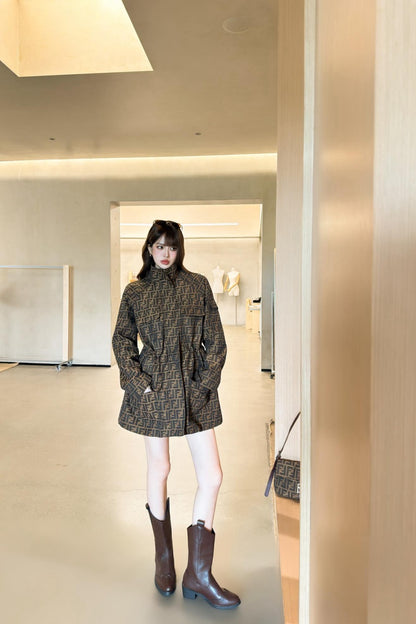 Fend 25fw jacquard jacket