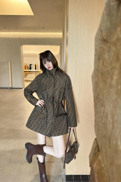 Fend 25fw jacquard jacket