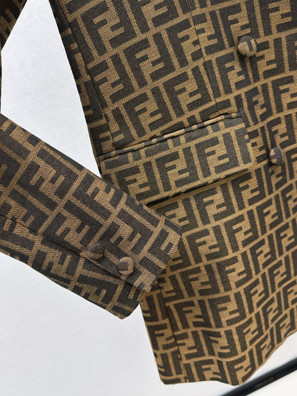 Fend 25fw jacquard blazer