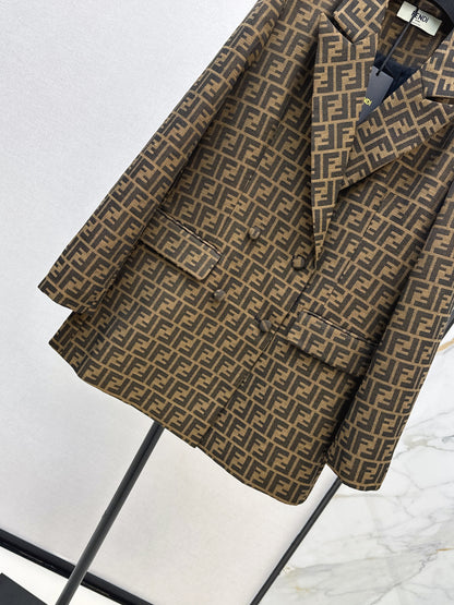Fend 25fw jacquard blazer