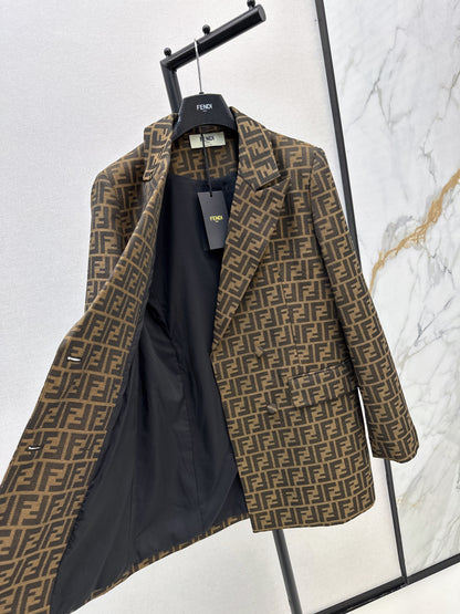 Fend 25fw jacquard blazer