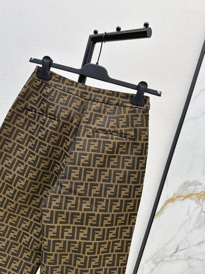 Fend 25fw jacquard pants