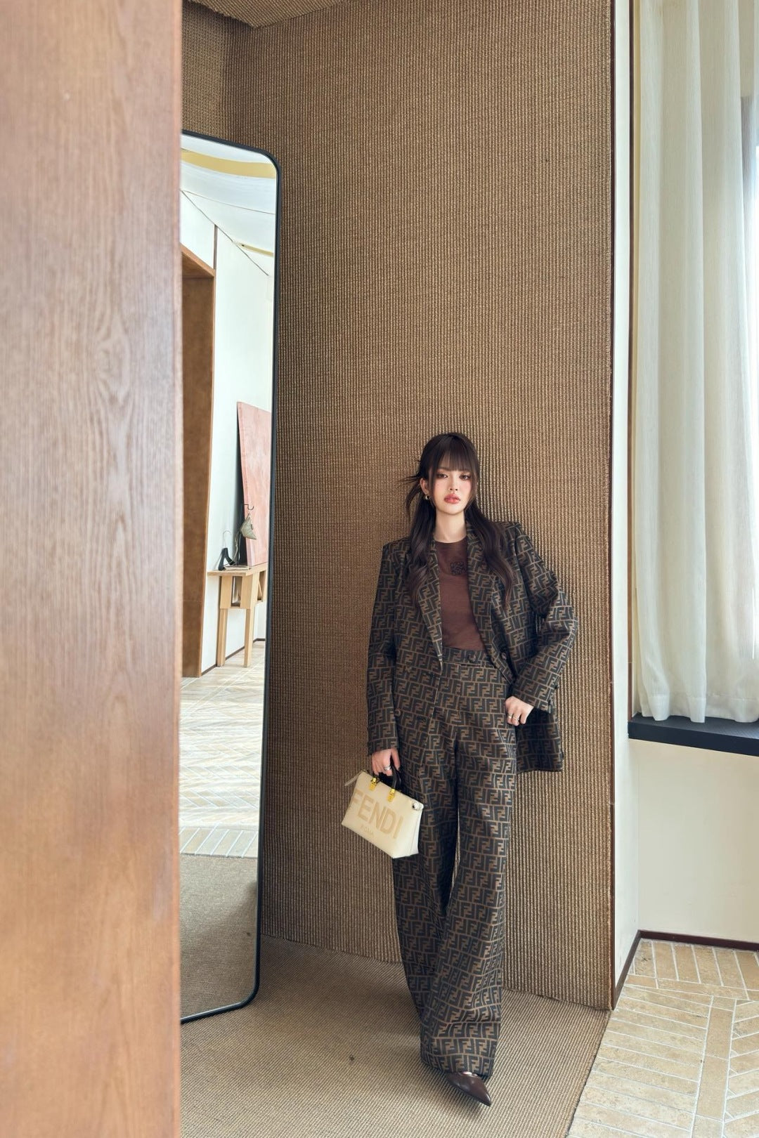 Fend 25fw jacquard blazer