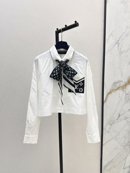 Louis 25fw scarf shirt