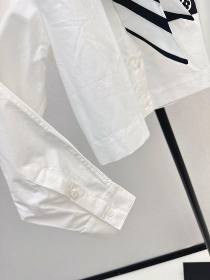 Louis 25fw scarf shirt