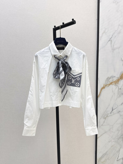 Louis 25fw scarf shirt