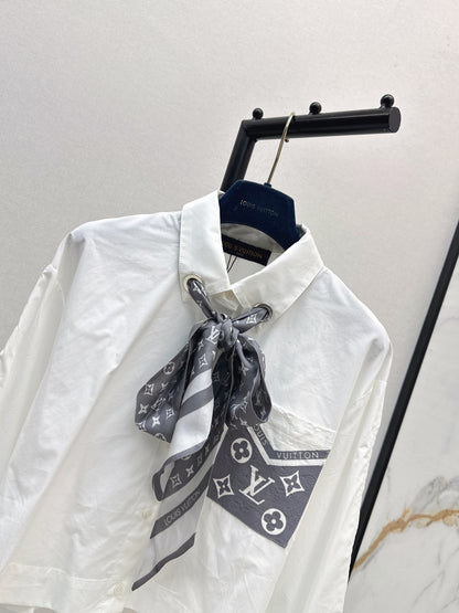 Louis 25fw scarf shirt