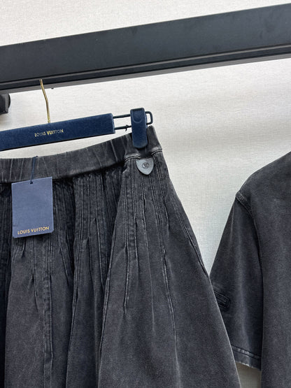Louis 25fw denim skirt