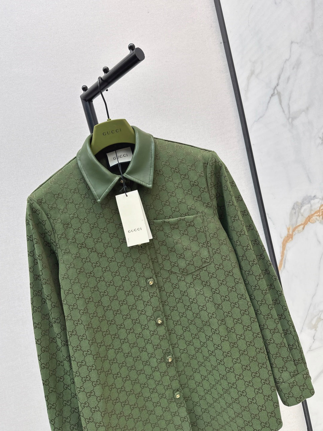 Guc 25fw jacquard shirt