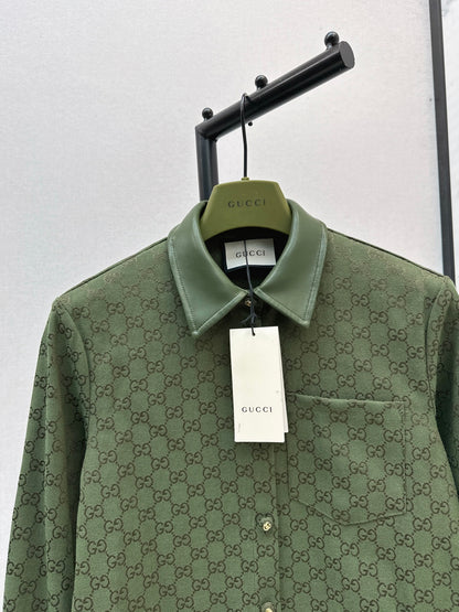 Guc 25fw jacquard shirt