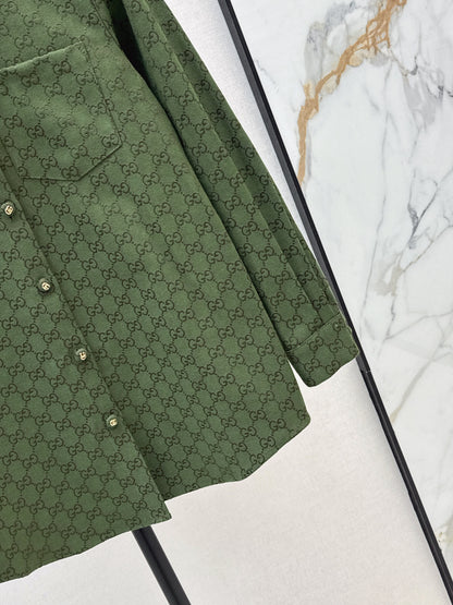 Guc 25fw jacquard shirt