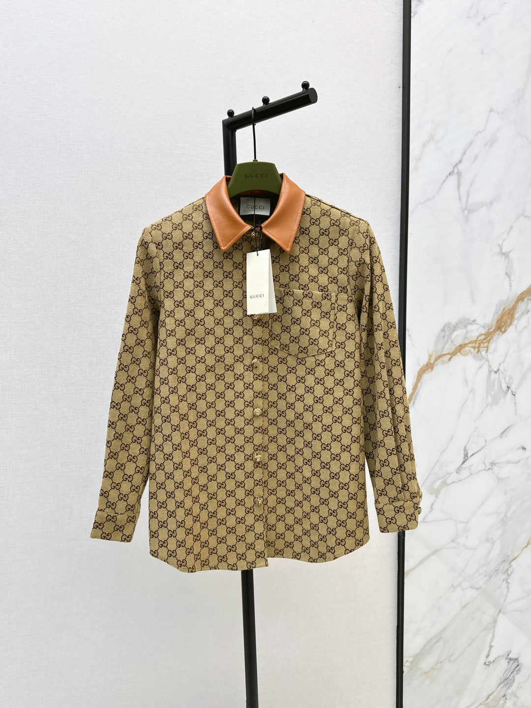 Guc 25fw jacquard shirt