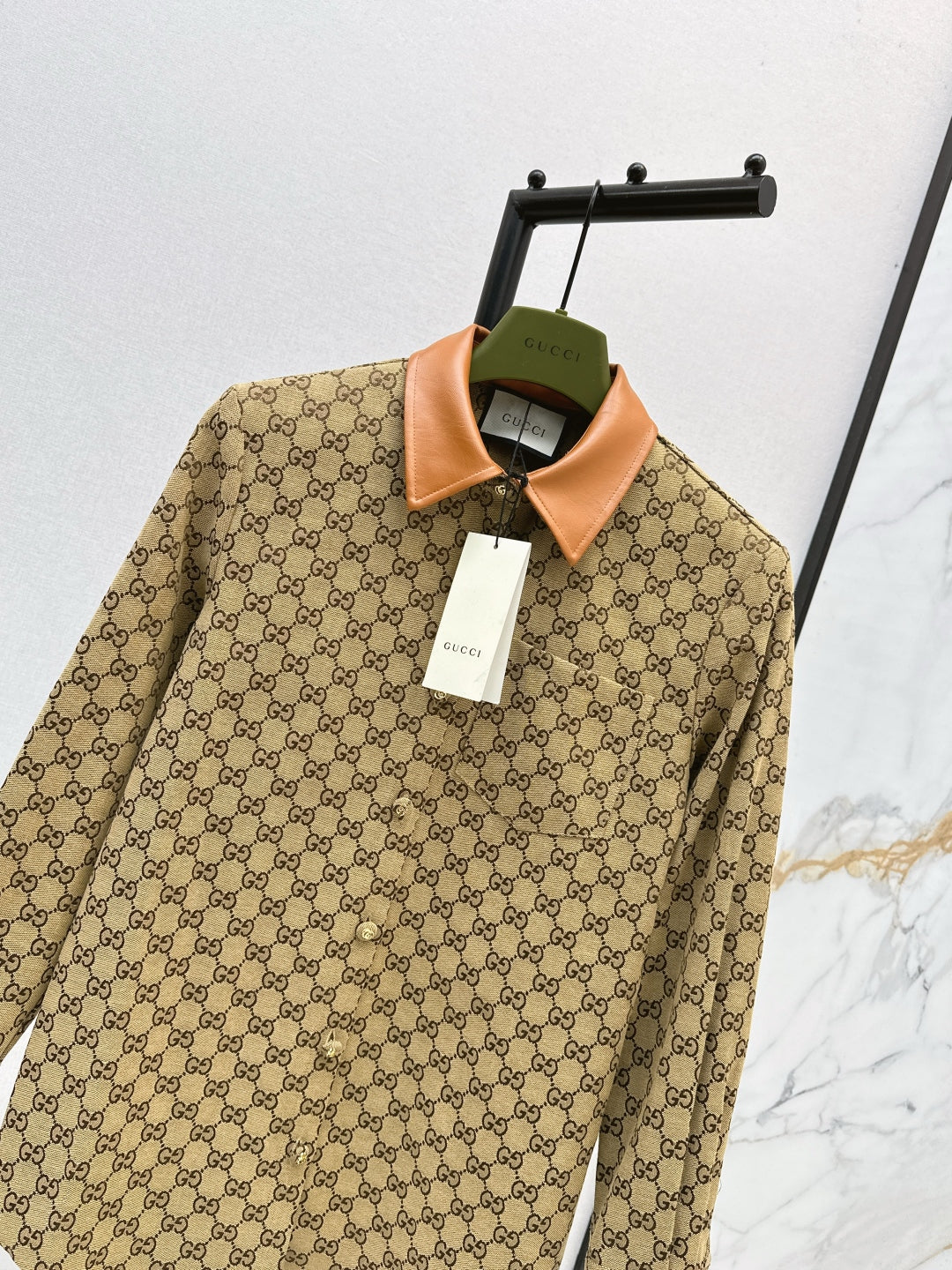 Guc 25fw jacquard shirt