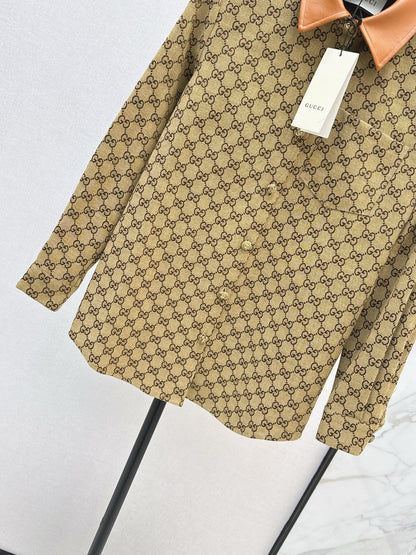 Guc 25fw jacquard shirt