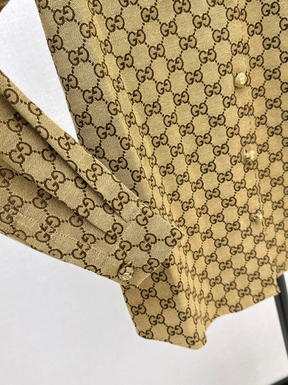Guc 25fw jacquard shirt
