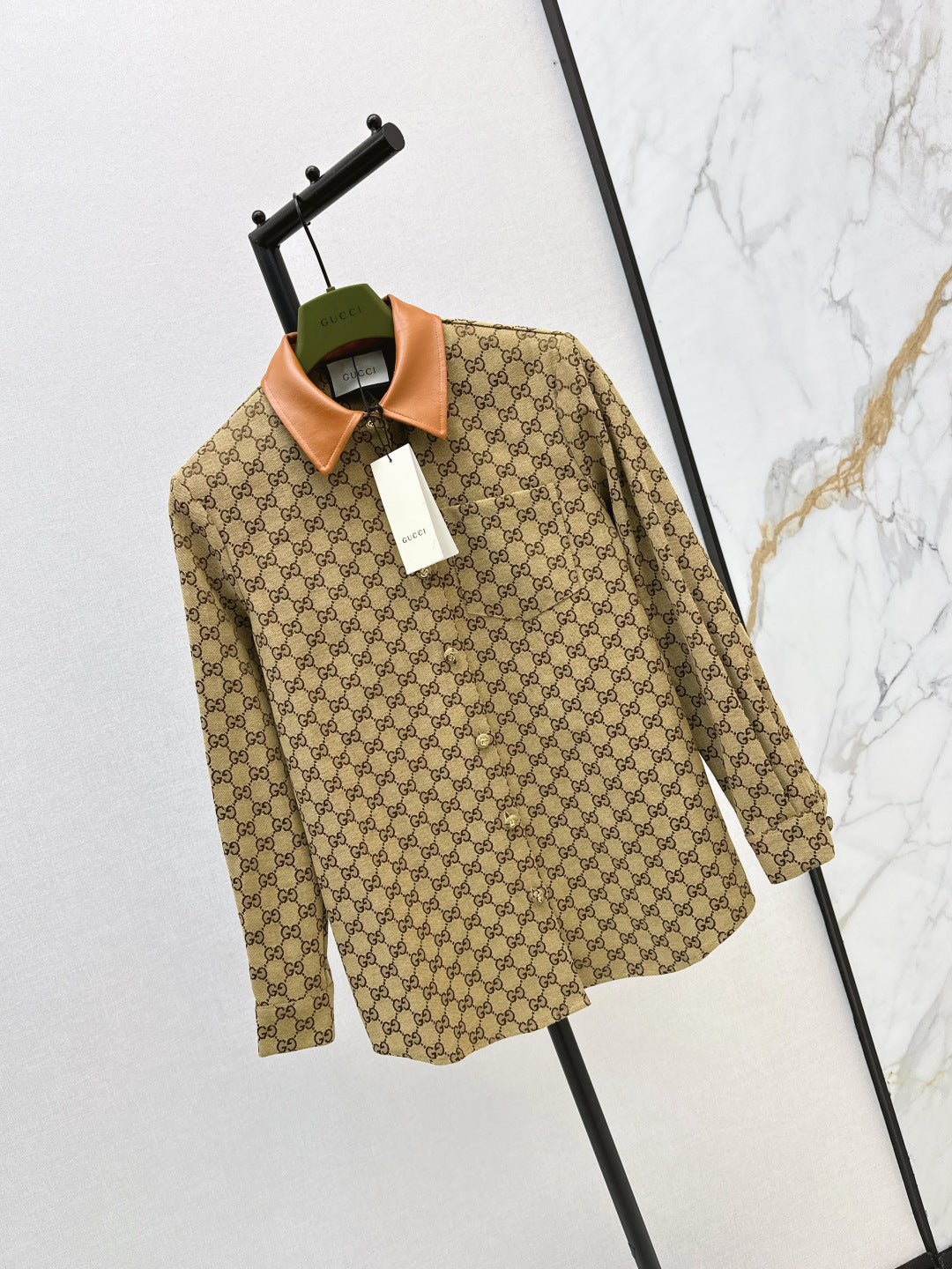 Guc 25fw jacquard shirt
