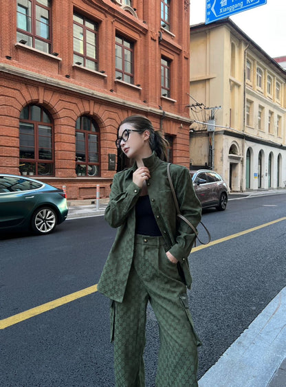 Guc 25fw jacquard shirt