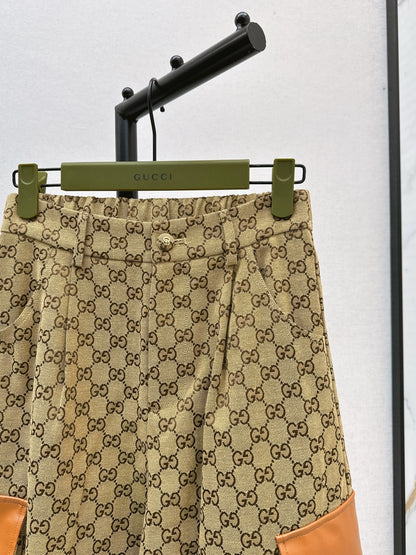 Guc 25fw jacquard pants