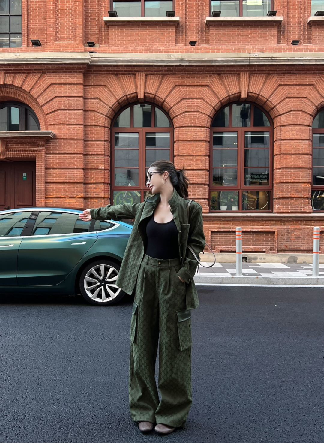 Guc 25fw jacquard pants