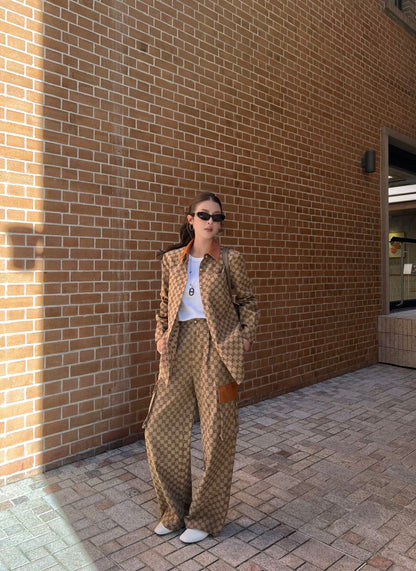 Guc 25fw jacquard pants