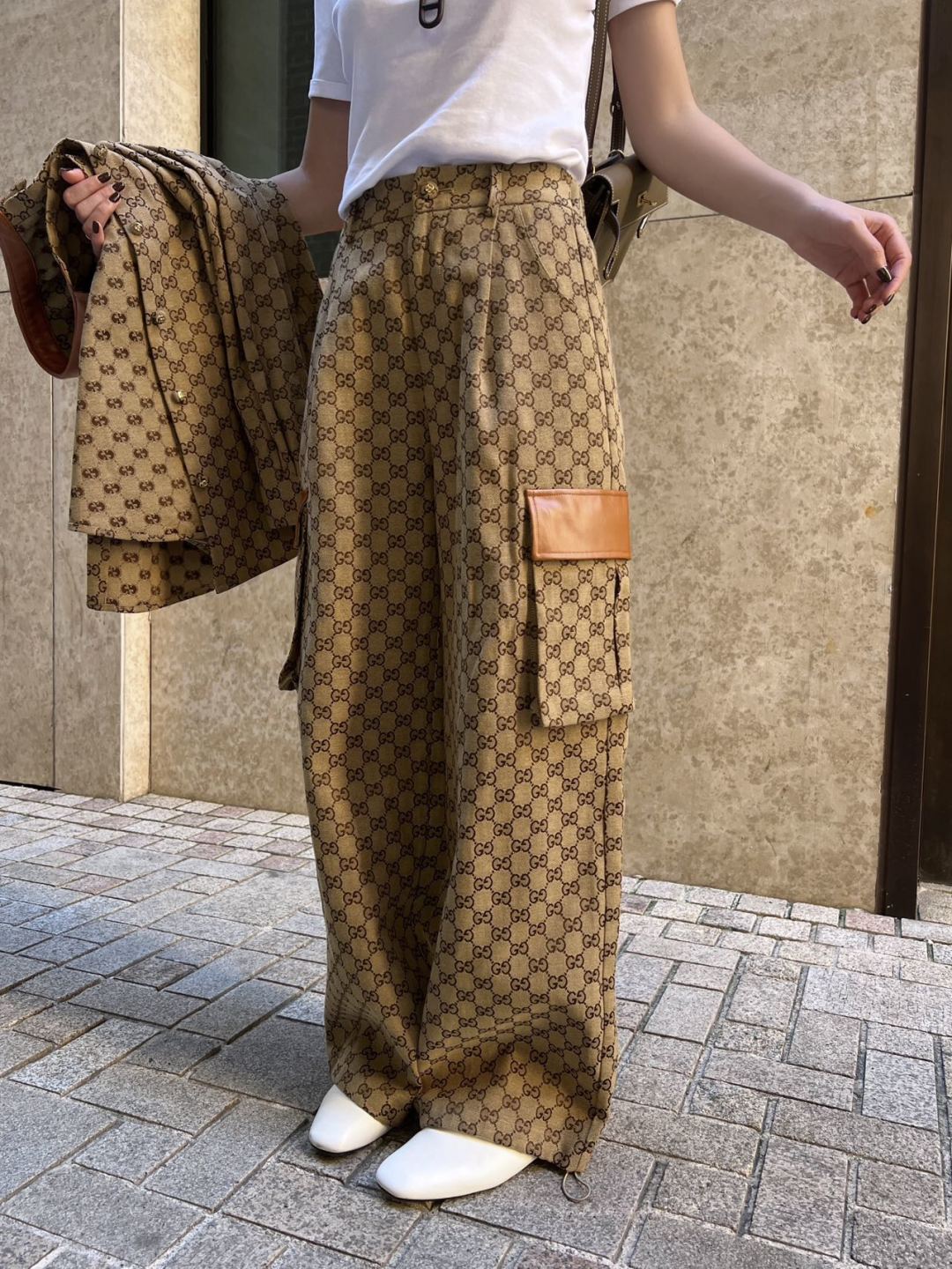 Guc 25fw jacquard pants