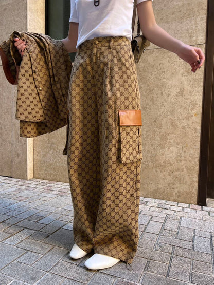Guc 25fw jacquard pants
