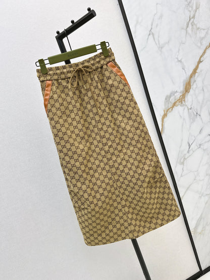 Guc 25fw jacquard skirt