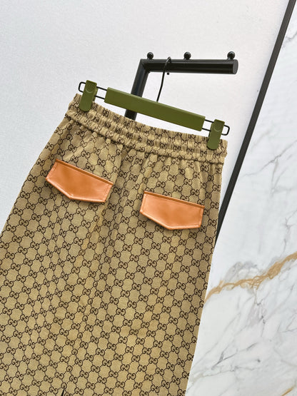 Guc 25fw jacquard skirt