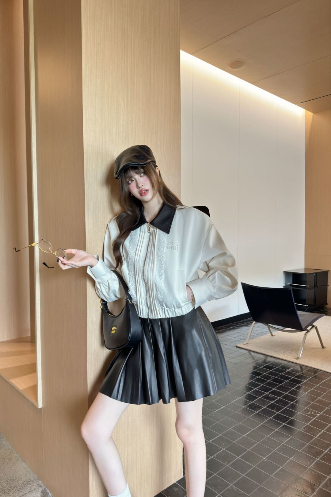 Miu 25fw lapel jacket