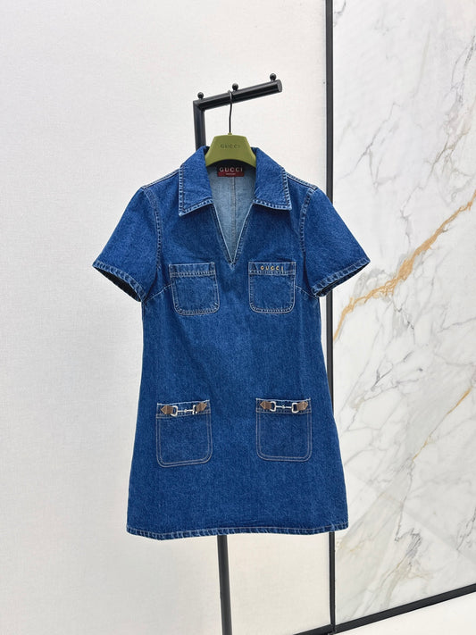 Guc 25fw denim dress