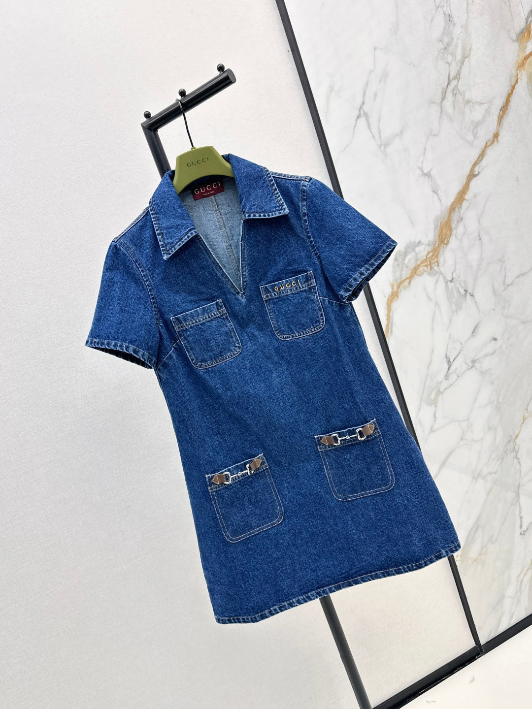 Guc 25fw denim dress