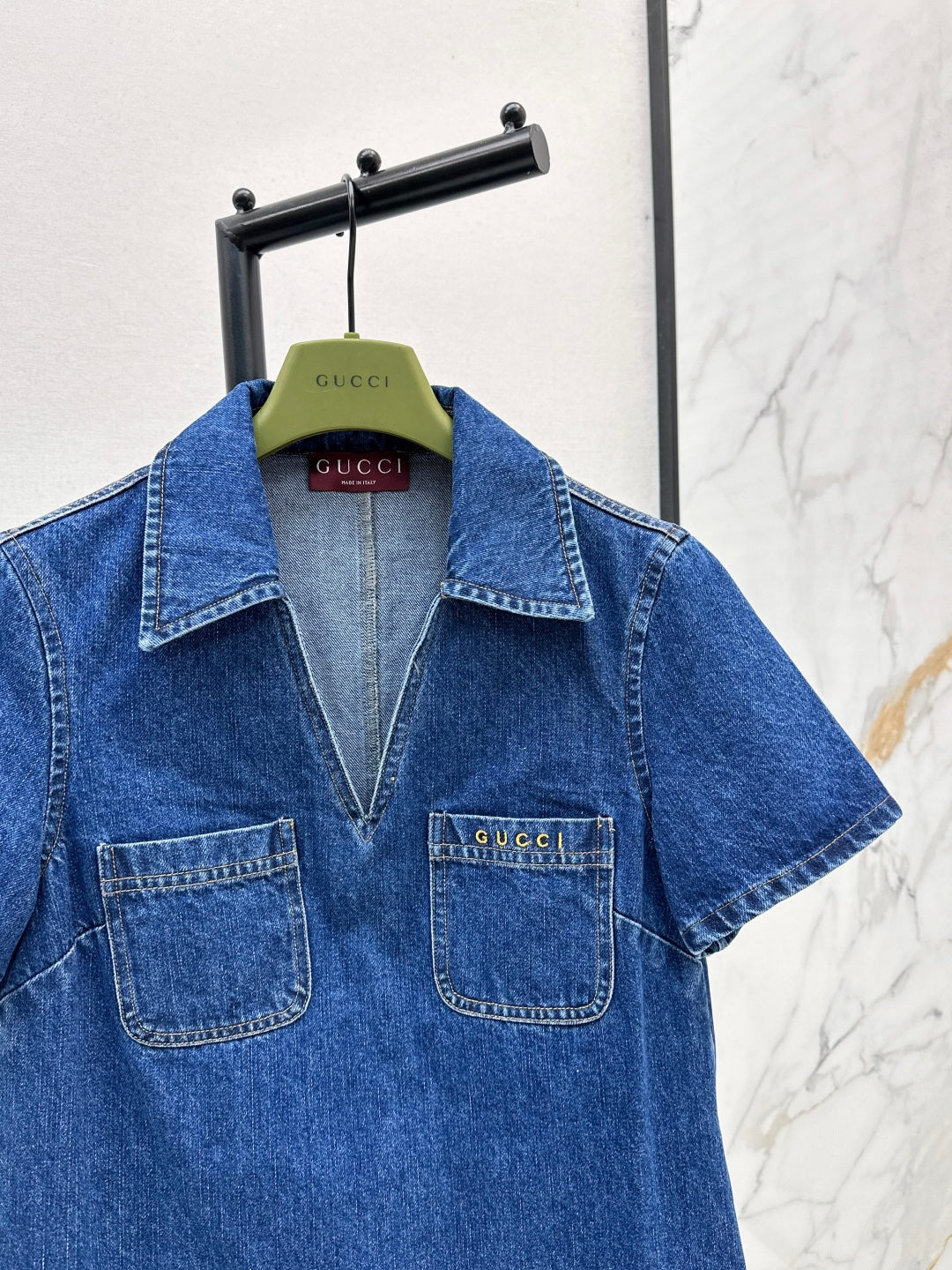 Guc 25fw denim dress