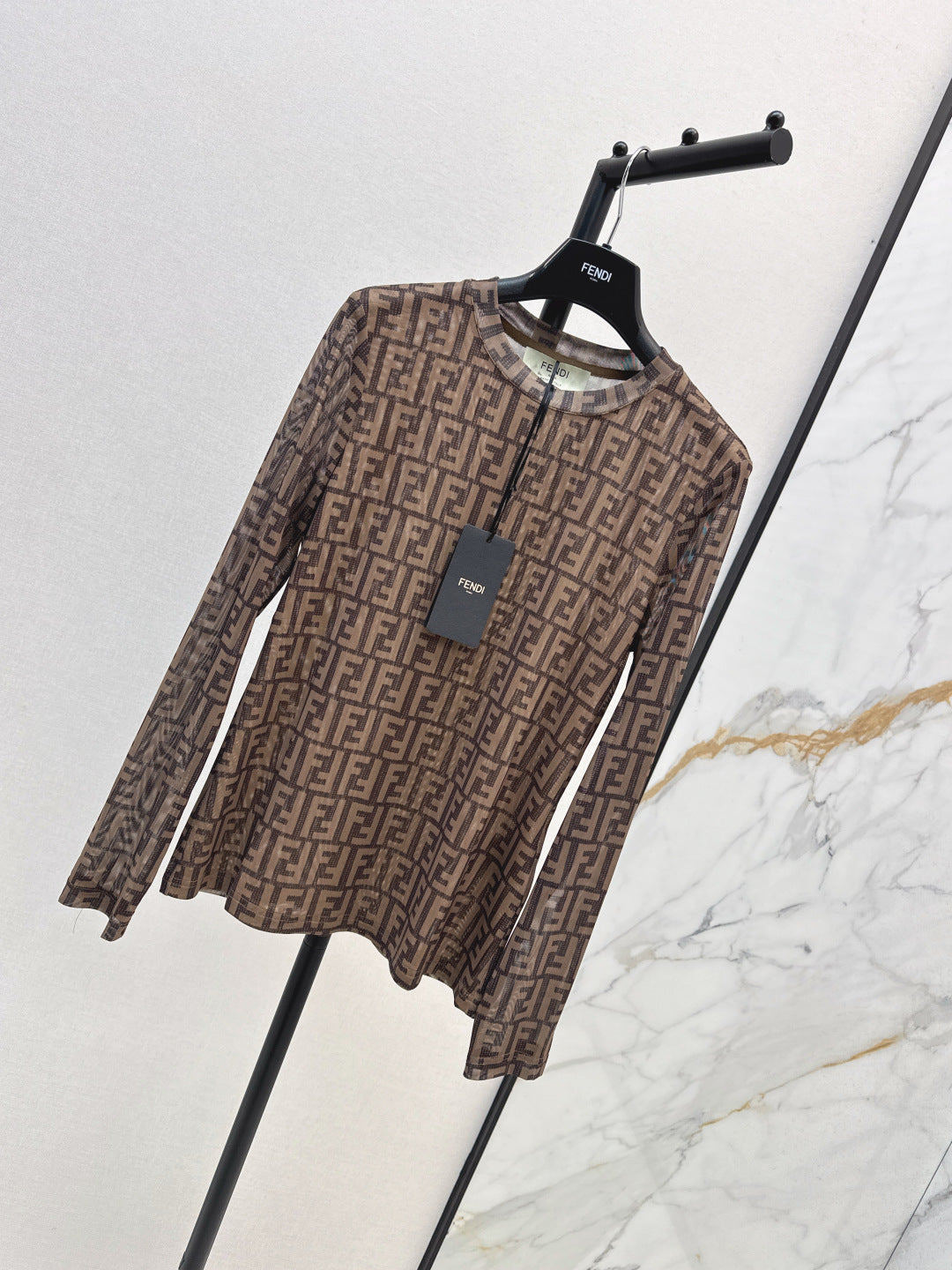 Fend 25fw printed shirt