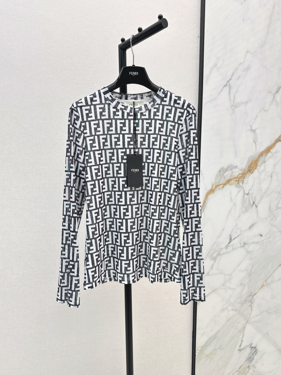 Fend 25fw printed shirt