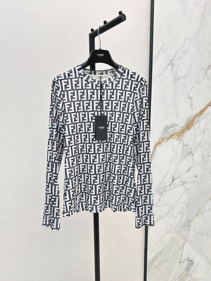Fend 25fw printed shirt