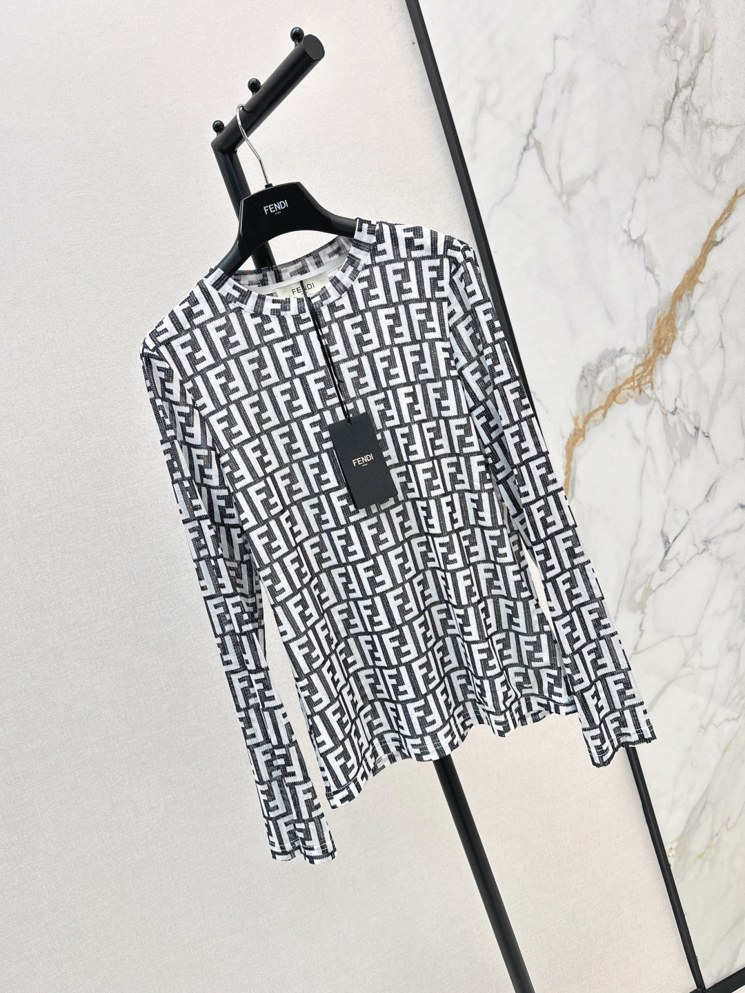 Fend 25fw printed shirt