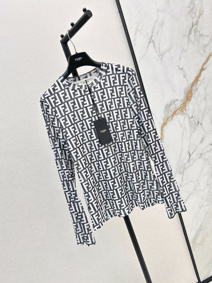 Fend 25fw printed shirt