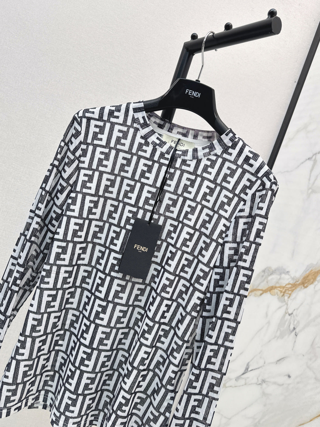 Fend 25fw printed shirt