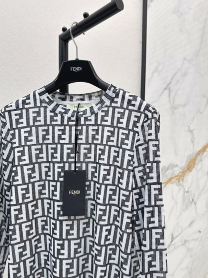 Fend 25fw printed shirt