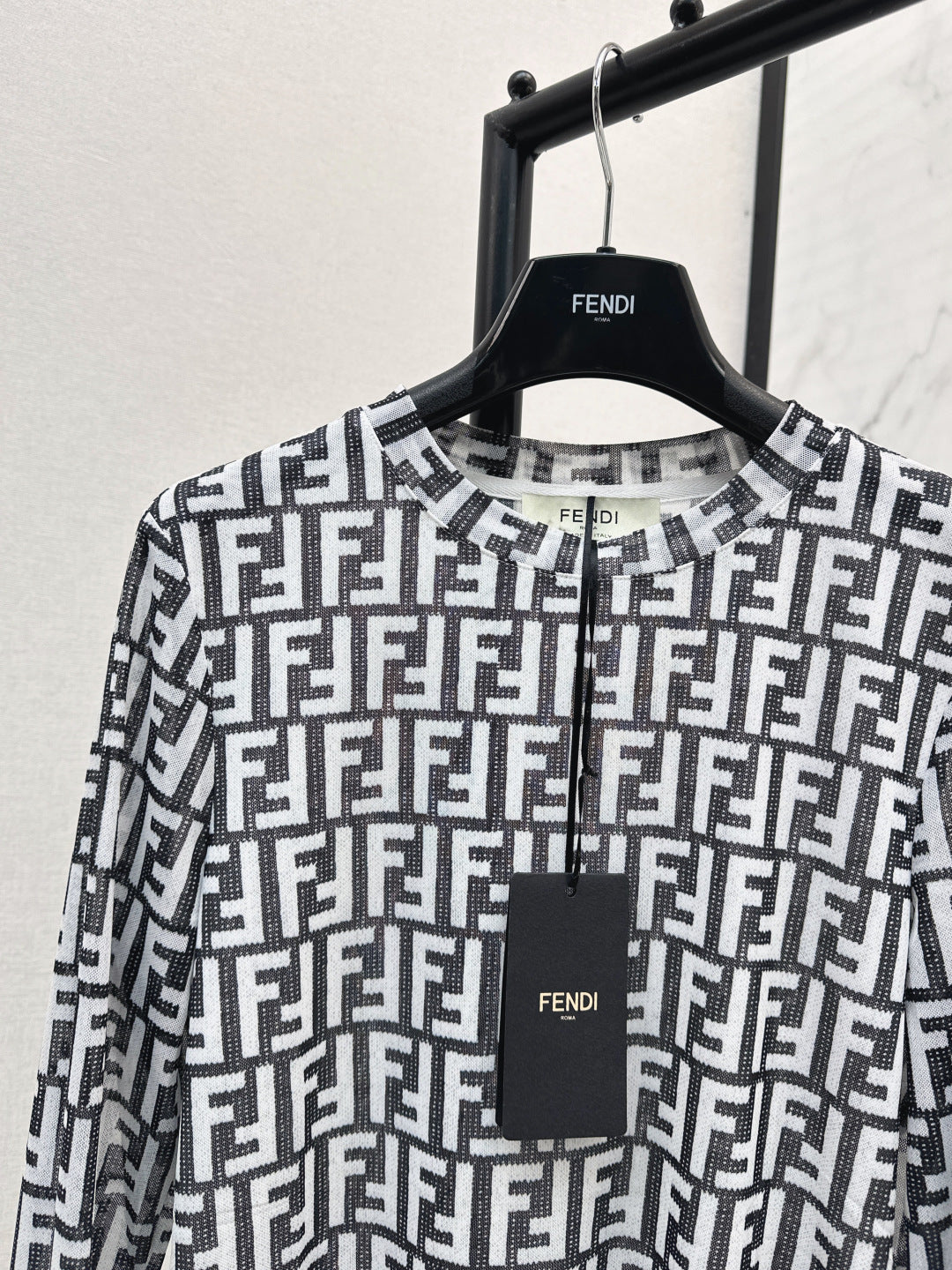 Fend 25fw printed shirt