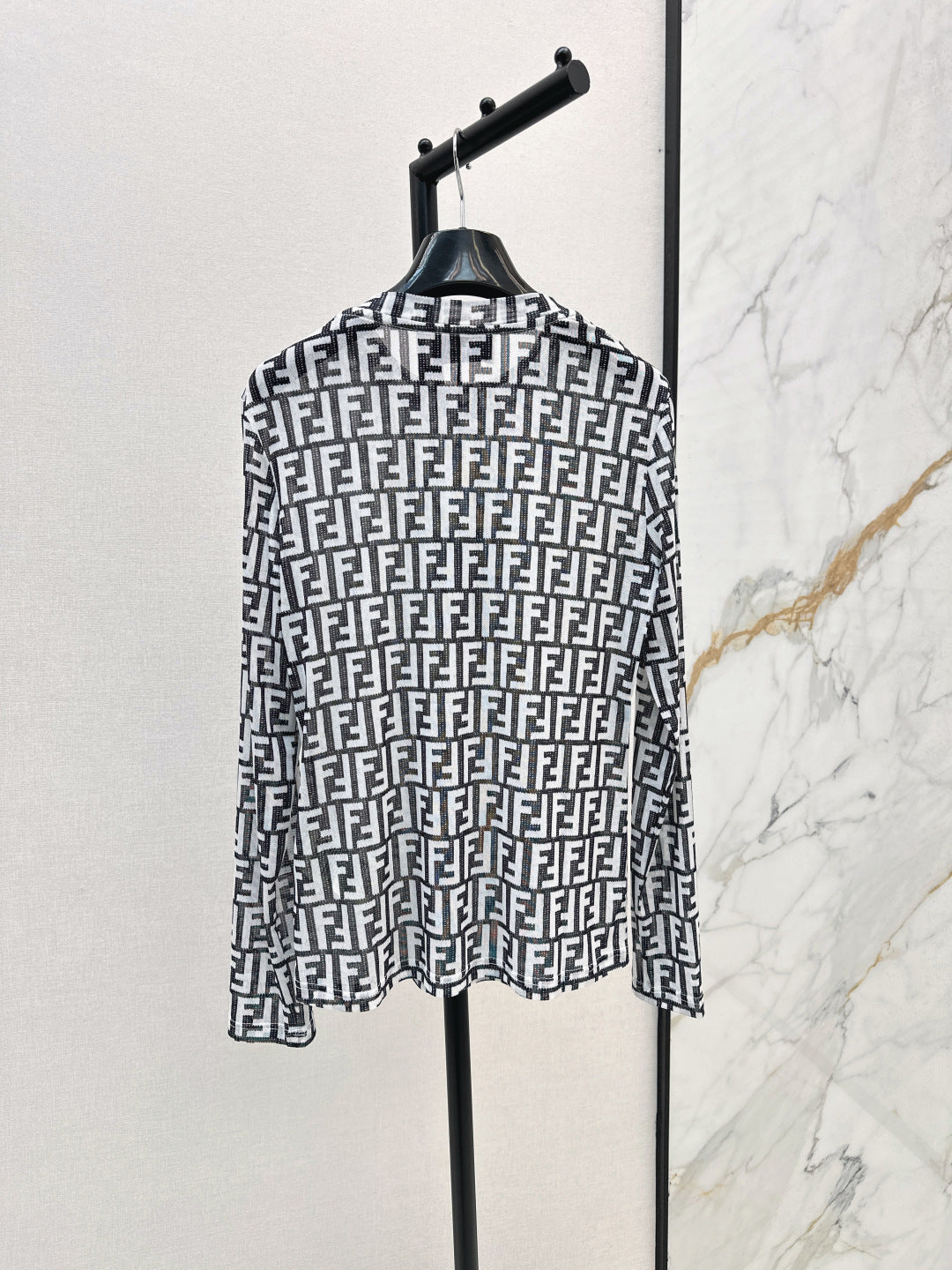 Fend 25fw printed shirt